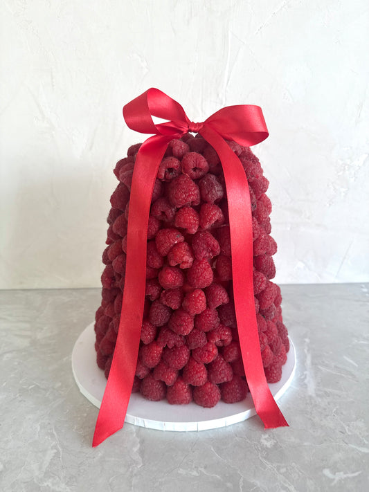 Raspberry Dome Cake