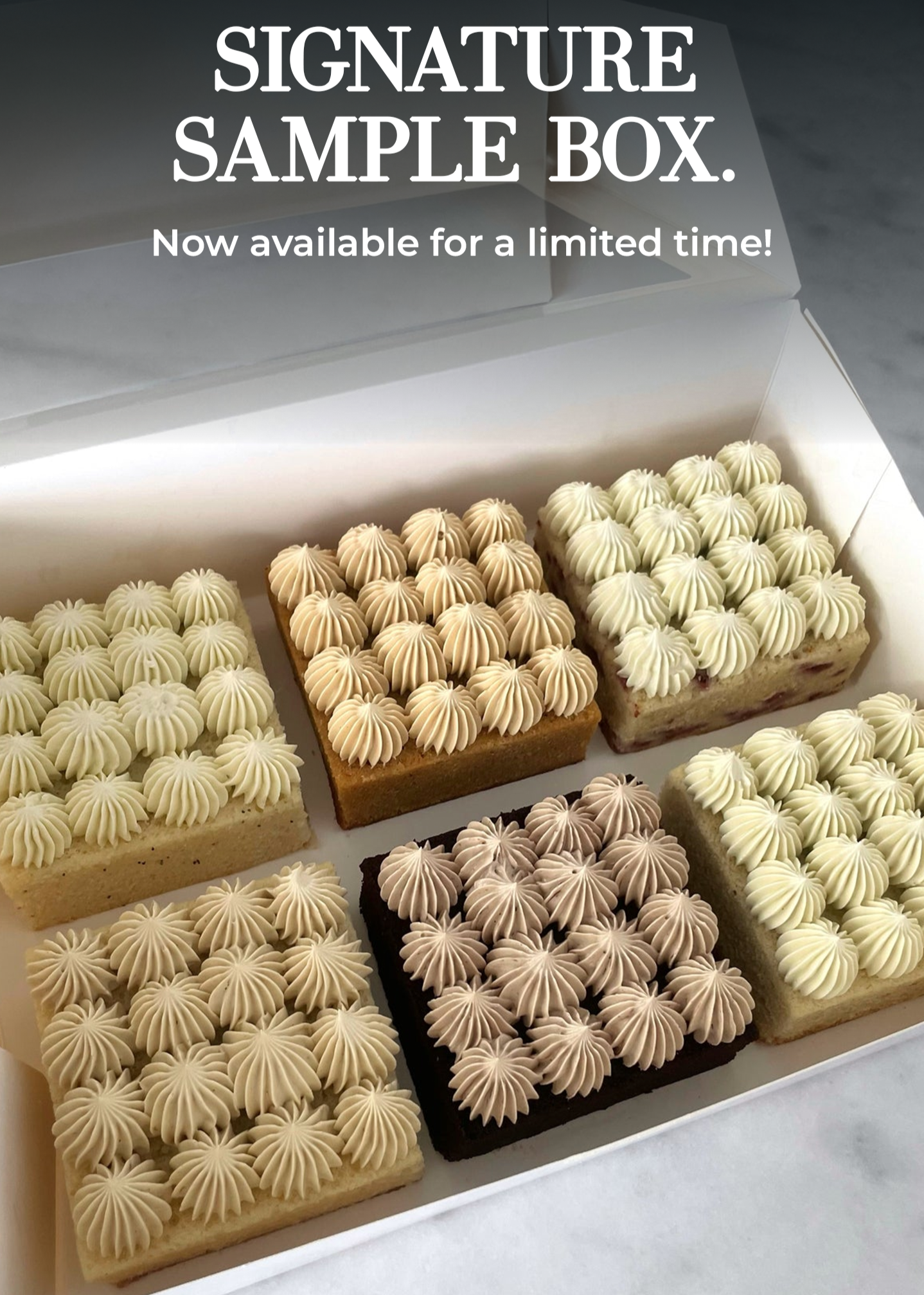 Signature Cake Sample Box - Pickup 24th Jan
